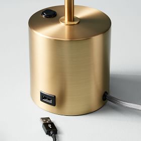 Linear Wood LED USB Table Lamp (18") - Image 5