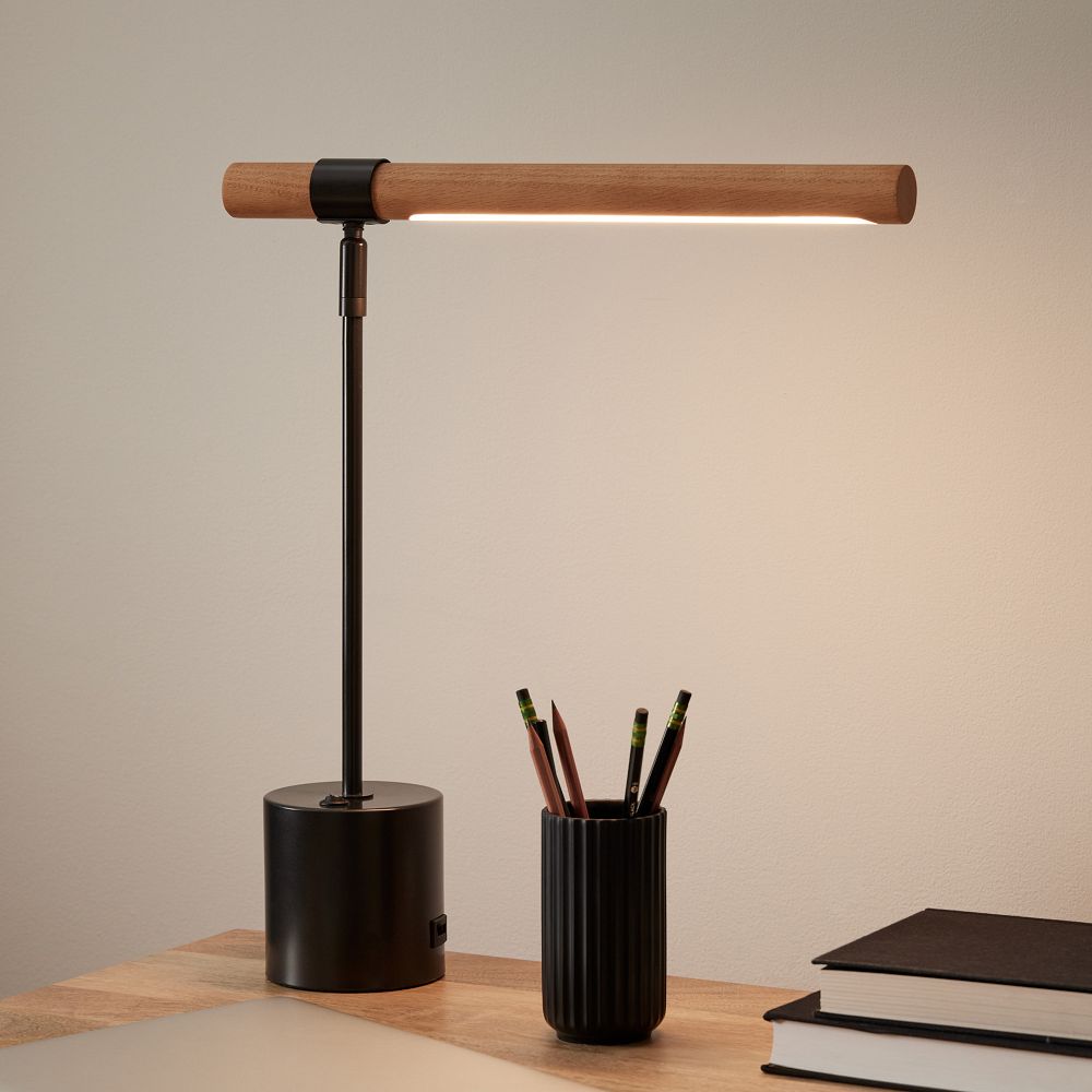 Linear Wood LED USB Table Lamp (18") - Image 6