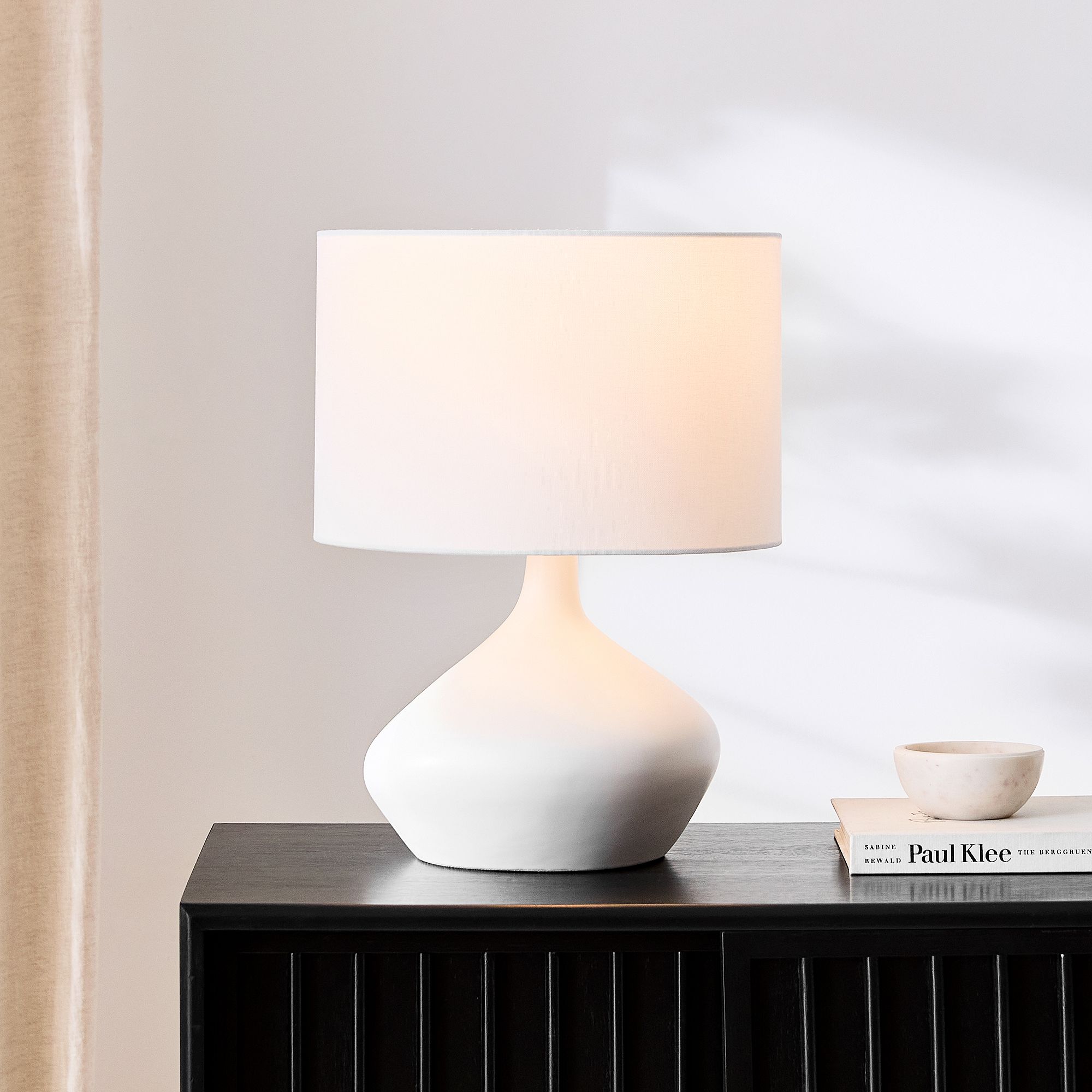 Asymmetry Ceramic Table Lamp (19")