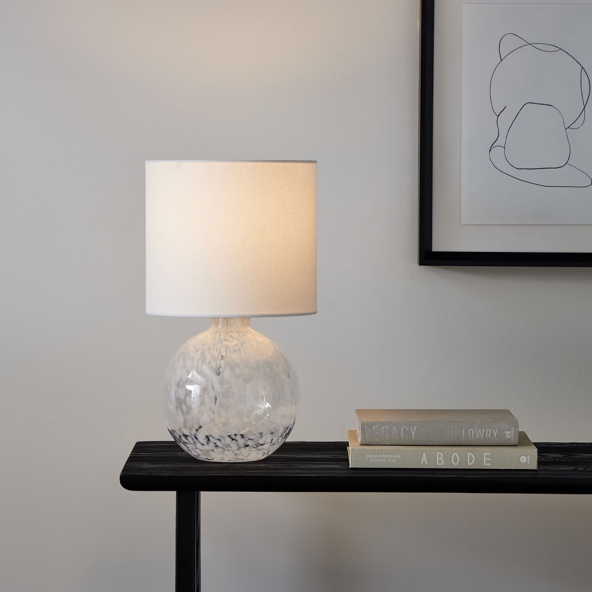 Foundational Art Glass Table Lamp
